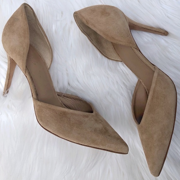 Vince | Shoes | Vince Nude Suede Dorsay 